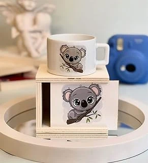 Giftmoda Sevimli Koala Tasarımlı Kutulu Kupa ürün görseli 1