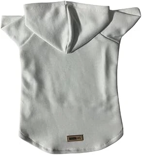 Kapişonlu Sweatshirt Kıyafeti & Elbisesi - Düz Beyaz M Beden ürün görseli 1
