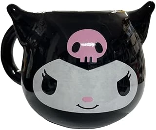 Kuromi 3D Seramik Kupa, Büyük Boy 400Ml, Siyah ürün görseli 1