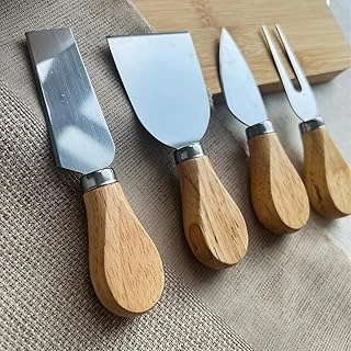 Promosyonca Bambu Saplı Peynir Bıçağı Seti, 4 Parça ürün görseli 1