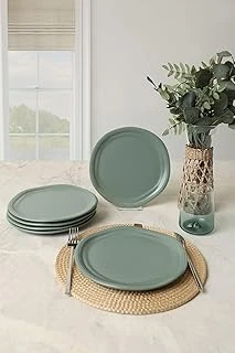 Keramika Mat Yeşil Bloom Pasta Tabağı 24 Cm 6 Adet 322 ürün görseli 1