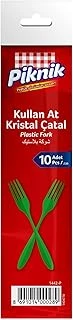 Piknik Kullan-At Kristal Çatal 10'Lu Renk'Li 1442 ürün görseli 1