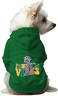 Kıyafeti & Elbisesi Yeşil Hoodie Pawsitive Vibes S ürün görseli 1