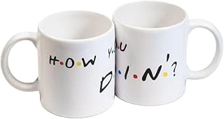 How You Doin Friends Temalı Seramik Kahve Kupası ürün görseli 1