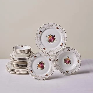 Antique 24 Parça 6 Ki̇şi̇li̇k Porselen Yemek Takimi ürün görseli 1