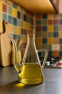 Cam Yağdanlık 500 Ml – Isıya Dayanıklı Borosilikat Zeytinyağı Sirkelik 1 Adet ürün görseli 1