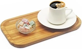 Deconox Bambu Lüx Dikdörtgen Servis 25 * 14Cm, Sunumluk & Çerezlik Sunum Tabağı ürün görseli 1