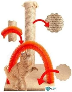 By Pet Kaşıma Tırmalama Tahtası (Kırmızı) ürün görseli 1