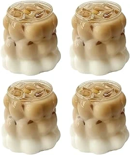 Şeffaf Kabarcıklı Cam Bardak 7 Cm, Kalın Cam Mini Su, Kahve, Kola Meşrubat Bardağı, 4’Lü Set, Dayanıklı, Modern, Ergonomik Tasarım, Kahve Yanı Üzüm Bardak. ürün görseli 1