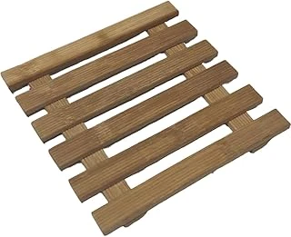 Doğal Bambu Nihale, Kare Şekilli, 15X15 Cm, Sıcak Tencere Altlığı ürün görseli 1