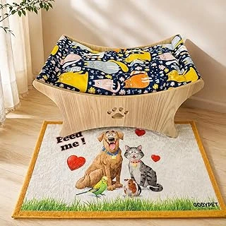 Gobypet Hamağı Halısı, Berjeri, Sallanan Sandalye Yatağı, Yatağı, Salıncağı (Lacivert Kedi) ürün görseli 1