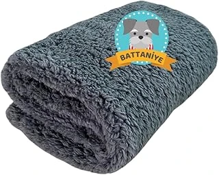Beylini Battaniyesi Peluş Evcil Hayvan Uyku Battaniyesi Yıkanabilir Gri (80X100) ürün görseli 1
