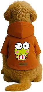 Baskılı İçi Polarlı Kıyafeti & Elbisesi - Turuncu Renk Kapüşonlu Hoodie B2Eea 2Xl ürün görseli 1