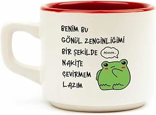 Palto Tasarim Gönül Zenginliğimi Nakite Çevirmem Lazım Beyaz Venüs Kupa - Hediye Seramik Kupa ürün görseli 1