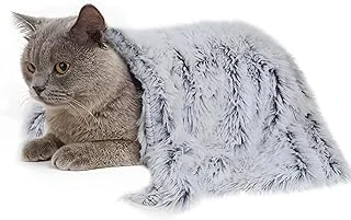 Xspring Evcil Hayvan Battaniyesi, 56X36 Cm, Gri, Polyester, Uzun Saç Elyaf Karışımı, Makinede Yıkanabilir, Kedi, Köpek, Seyahat, Araba, Minimalist, Hayvan Desenli ürün görseli 1