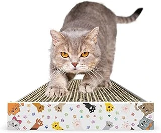 Ata Tırmata Doğal Düz Ondüle Karton Tırmalaması Tırmalama Tahtası Kartonu 47X17 Cm Kahverengi ürün görseli 1