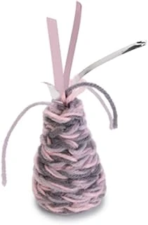 Beeztees Oyuncağı, Koni, Yün Kurdela, Pembe Gri, 7X4X3Cm ürün görseli 1