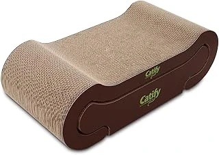 Best Pet Supplies Oluklu Mukavva Scratcher Dolum Pedleri, Şezlong Eğlenceli İnteraktif Tırmalama Tahtaları, Pençe Güvenli, Dayanıklı, Doğal Geri Dönüşümlü Malzemeler, Aktif Oyunu - ürün görseli 1