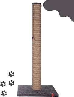 90Cm Catnipli Kalın Borulu Dev Tırmalama Tahtası Antrasit ürün görseli 1