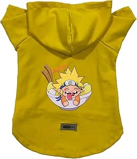 Kapişonlu Sweatshirt Kıyafeti & Elbisesi Sarı Naruto L ürün görseli 1