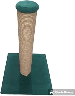 Tırmalama Tahtası Kare Taban - Jut Halat - Gri 45 Cm ürün görseli 1