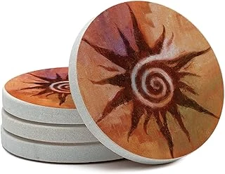 Thirstystone Spiral Sun Altlık, Çok Renkli ürün görseli 1