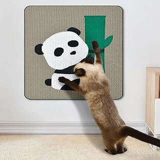 Desenli Tırmalama Tahtası – Yapışkanlı, Duvar/Kapı/Mobilya Uyumlu (Panda Bambu) ürün görseli 1
