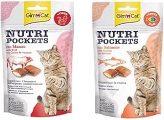 Gimcat Nutripockets Ödülü Biftek Malt, 60 Gr Gimcat Nutripockets Ödülü Somon 3&6 60Gr ürün görseli 1