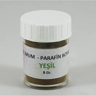 Parti̇ Vi̇tri̇ni̇ Yeşil Renk Jel Mum Parafin Toz Boyası 5 Gr ürün görseli 1