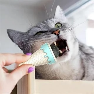 Dondurma Şekli̇nde Kedi̇ Nanesi̇ Kedi̇ Otu ürün görseli 1