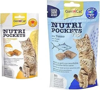 Gimcat Nutripockets Ödülü Peynir Taurin, 60 G & Ödül Tableti Np Ton Balıklı, 60 G ürün görseli 1