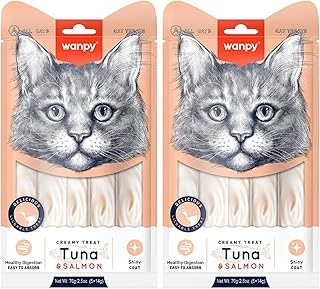 Wanpy Ton Balığı&Somon 5X14 Gr Likit Ödülü 2Li Paket ürün görseli 1