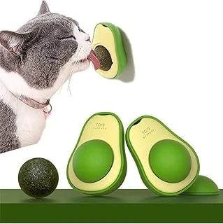 Promosyonca Avokado Şeklinde Nanesi Oyuncağı, Yapışkanlı Catnip Topu Ile, Çiğneme Stres Azaltıcı, Sağlığı Destekli Doğal Otu ürün görseli 1