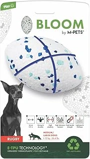 M-Pets Bloom Rugby Parçalanmaz Rugby Topu Whi̇te/Blue ürün görseli 1