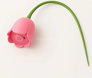 Busstier Akıllı İnteraktif Oyuncağı, Lale Şeklinde Usb Şarjlı Otomatik Hareket Eden Silikon Saplı Eğlenceli Oyun Cihazı, Kediler İçin Evde Egzersiz Eğitim Amaçlı ürün görseli 1