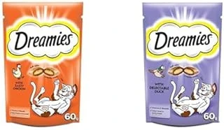 Dreamies Seti | Tavuklu, 60 G X2 + Ördekli Ödül 60 Gr X2 ürün görseli 1