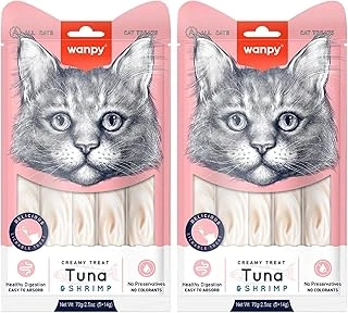 Wanpy Ton Balığı&Karides 5X14 Gr Likit Ödülü 2Li Paket ürün görseli 1