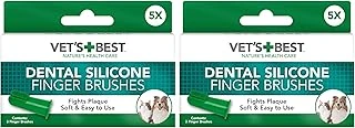 Vet'S Best Vet’S Best™ Köpekler Için Silikon Başlıklı Parmak Fırçası (2 Paketi) ürün görseli 1