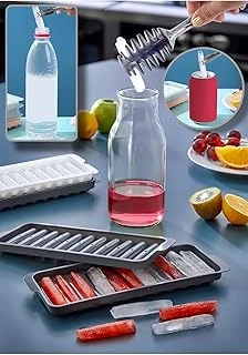 Pratik Çubuk Şeklinde Kokteyl Sunum Buz Kalıbı Buzluk Çubuk Buz Kalıbı Ergonomik 11 Hazneli ürün görseli 1