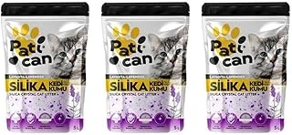 3 Adet Lavanta Si̇li̇ka Kri̇stal Kedi̇ Kum 5 L ürün görseli 1