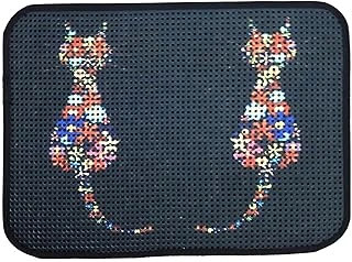 Miapet Elekli Desenli Tuvalet Önü Paspası 60 X 45 Cm Ters Kediler ürün görseli 1