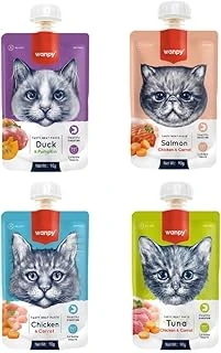 Wanpy 4 Çeşit Et Ezmesi (90Gr X 4 Adet) ürün görseli 1