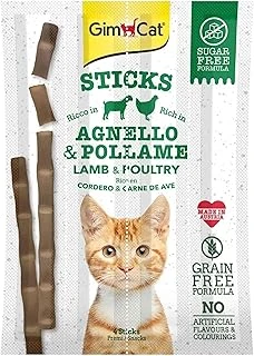 Gimcat Sticks Kuzu Etli Tavuklu Tahılsız Ödül Çubukları (4 X 5 Gr) ürün görseli 1