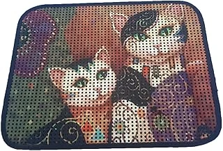 Miapet Elekli Desenli Tuvalet Önü Paspası 60 X 45 Cm Maske ürün görseli 1