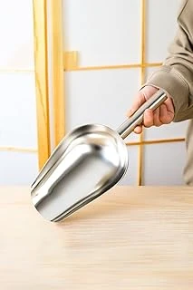 Çelik 30,5 Cm No: 5 Baharat Kuruyemiş Bakliyat Erzak Küreği Cin792 ürün görseli 1