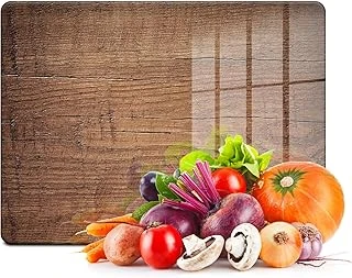 Decovetro Cam Kesme Tahtası Sunumluk Eski Ahşap Desenli 30X40 Cm ürün görseli 1