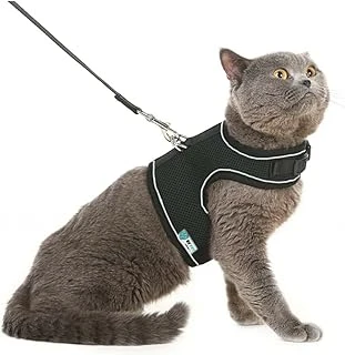 Bypet Yeni Nesil Nefes Alabilen Göğüs Tasması Seti (Large, Siyah) ürün görseli 1