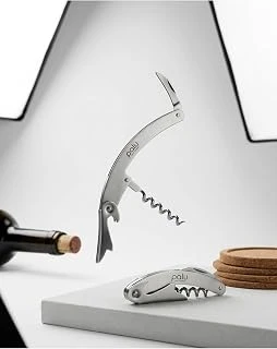 Paslanmaz Çelik Tirbuşon Şarap Açacağı, Şişe Açacağı Metal Aparat ürün görseli 1