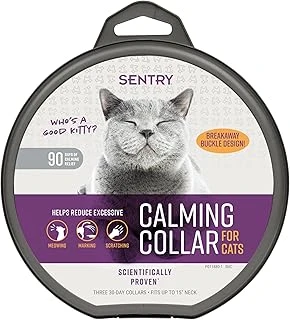 Sentry Pet Care Sentry Kediler Için Sakinleştirici Yaka, Uzun Ömürlü Feromon Yaka Kedileri 30 Gün Sakinleştirmeye Olur, Stresi Azaltır, Kedileri Sakinleştirmeye Olur, Yüksek Sesler ürün görseli 1