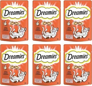 Dreamies Kuru Ödül Maması, Tavuklu, (6 X 60 G) ürün görseli 1